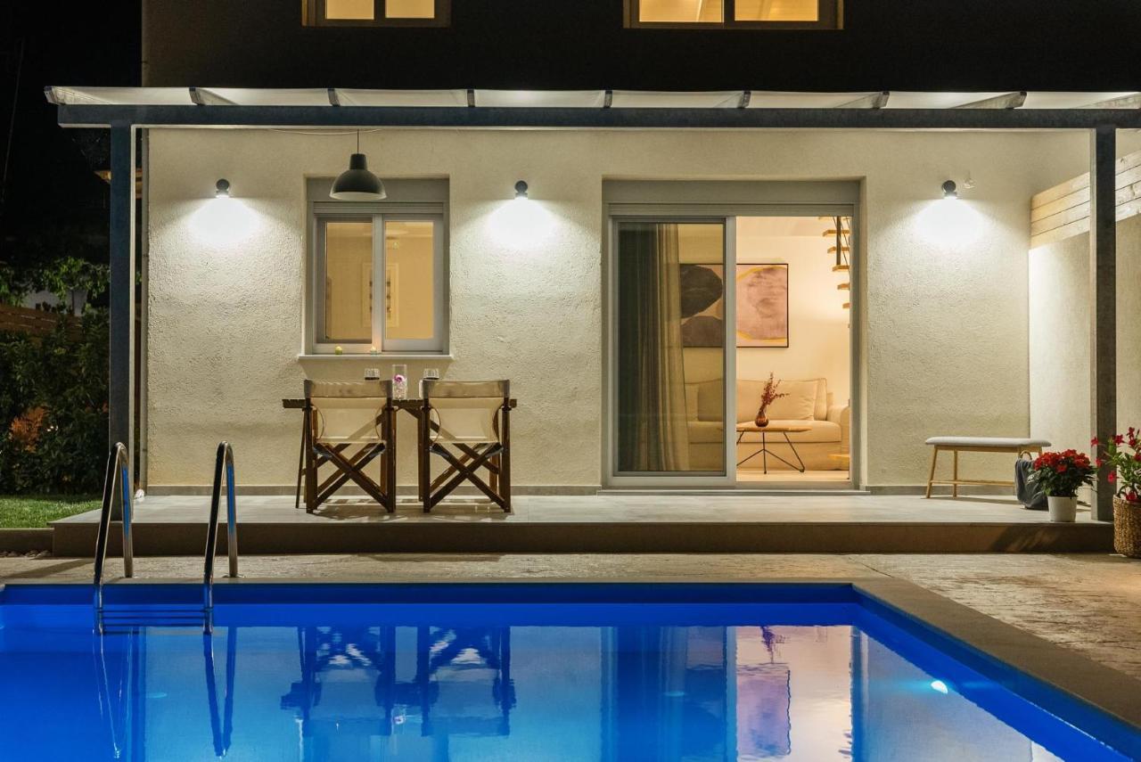 Grappolo Lefkada Villas - Villa Vertzami Just 2 Km From Lefkada Town Apolpaina المظهر الخارجي الصورة