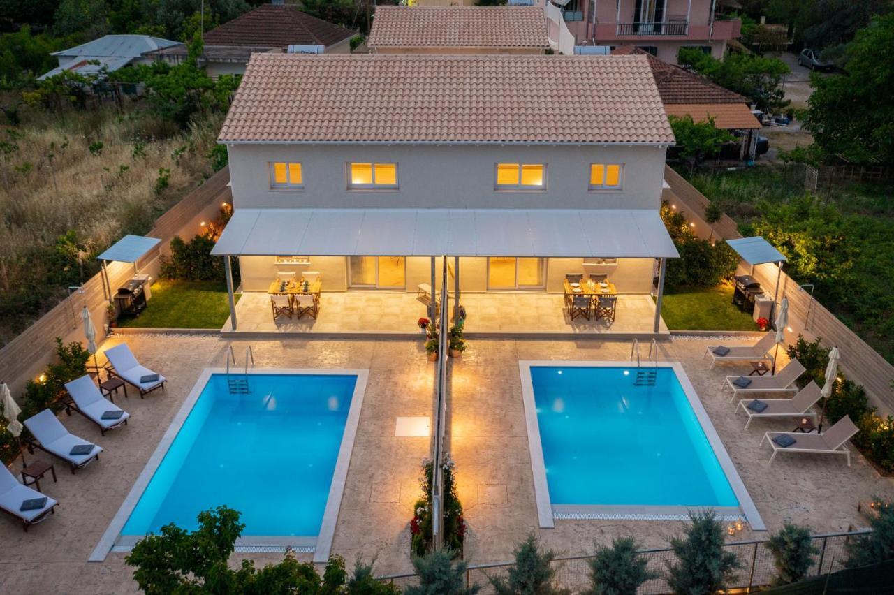 Grappolo Lefkada Villas - Villa Vertzami Just 2 Km From Lefkada Town Apolpaina المظهر الخارجي الصورة