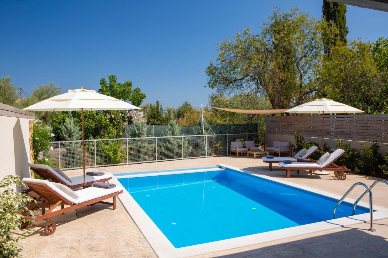 Grappolo Lefkada Villas - Villa Vertzami Just 2 Km From Lefkada Town Apolpaina المظهر الخارجي الصورة
