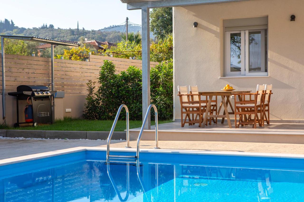 Grappolo Lefkada Villas - Villa Vertzami Just 2 Km From Lefkada Town Apolpaina المظهر الخارجي الصورة