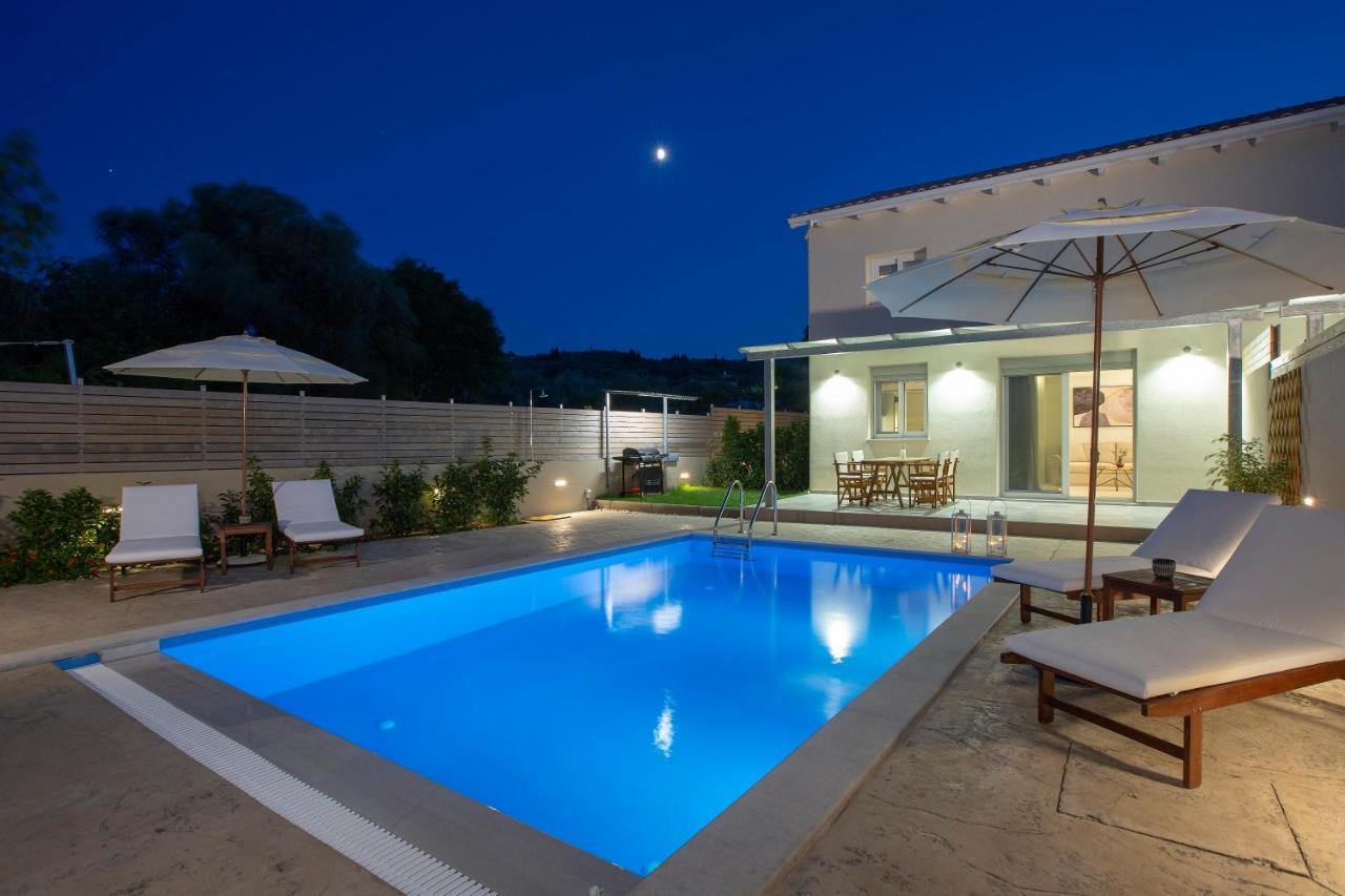 Grappolo Lefkada Villas - Villa Vertzami Just 2 Km From Lefkada Town Apolpaina المظهر الخارجي الصورة